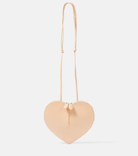 【ALAIA】Le Coeur ミニパース PINK ハート型 フック付き ALAÏA LE CŒUR COIN PURSE IN CALFSKIN |ALAÏA US
