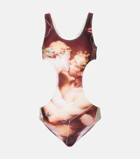 【Vivienne Westwood】新作 Kissesプリントワンピース Vivienne Westwood The Kiss printed bikni Vivienne Westwood