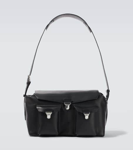Gear leather shoulder bag in black - Lemaire | Mytheresa Gear leather shoulder bag in black - Lemaire | Mytheresa
