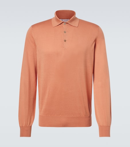 Brunello Cucinelli Cotton polo sweater