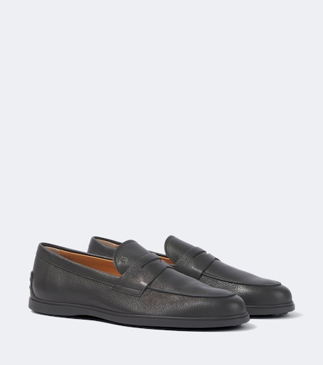 Leather loafers
