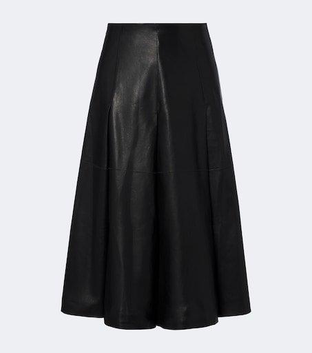 Riya leather midi skirt, image 2 of 2