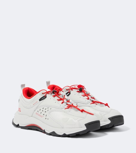 2.0 Low leather-trimmed sneakers