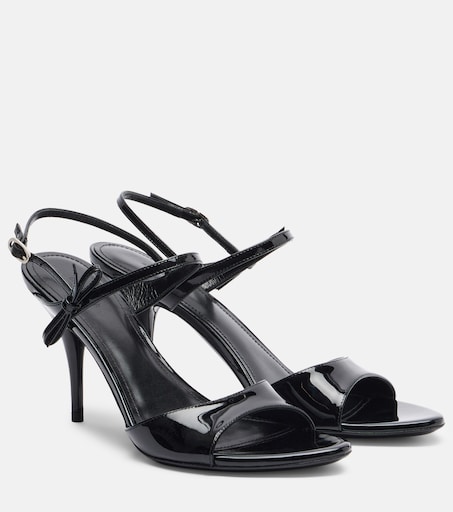 Avenue Bow patent leather sandals