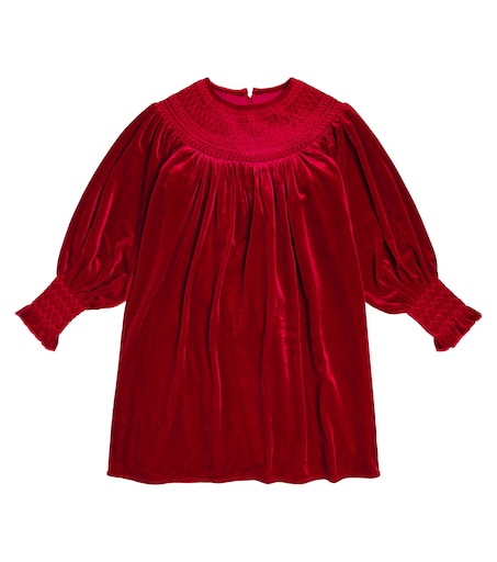 Carla velvet dress in red - Cera Una Volta | Mytheresa