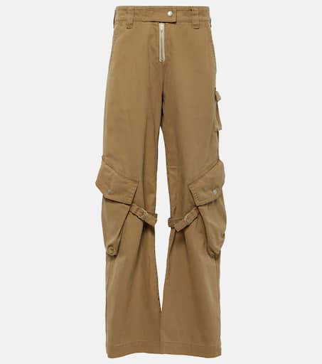 パンツ Acne Studios Taupe Lyocell Cargo Pants Acne Studios - デニムカーゴトラウザーズ - ミッドブルー