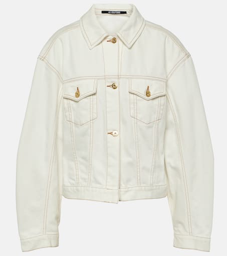 ジャケット JACQUEMUS Women Jackets 241CO0491320110 White The Caraco cropped puffer jacket by JACQUEMUS | Official website