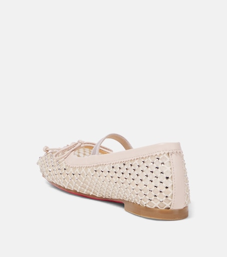 Christian Louboutin Kids 바발렛 장식 발레 플랫