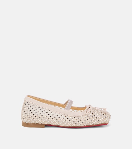 Christian Louboutin Kids 바발렛 장식 발레 플랫