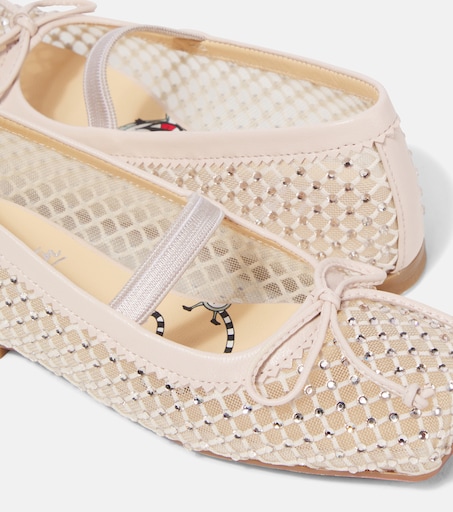 Christian Louboutin Kids 바발렛 장식 발레 플랫