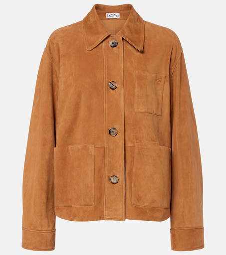 Suede jacket in brown - Loewe | Mytheresa