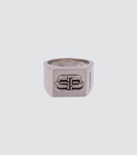 Balenciaga Silver BB-logo Ring Release Price | Drops | Hypebeast