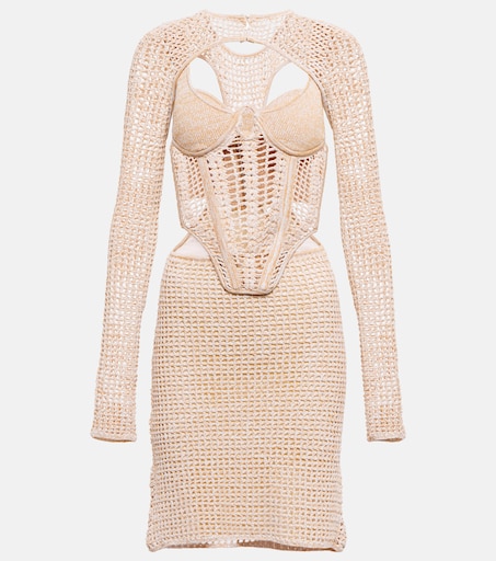 dion lee internal corset dress Dion Lee Internal Corset Dress White Size 8