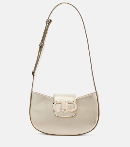 Hug metallic mini crossbody bag