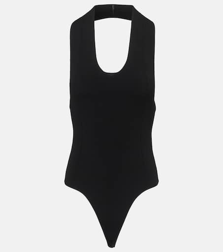 ◆as if calie◆ CALIE HOTFIX HALTERNECK SLEEVELESS BLACK CA2 Rfirady Women's Neck Sexy Sleeveless Slim Criss Cross Knit