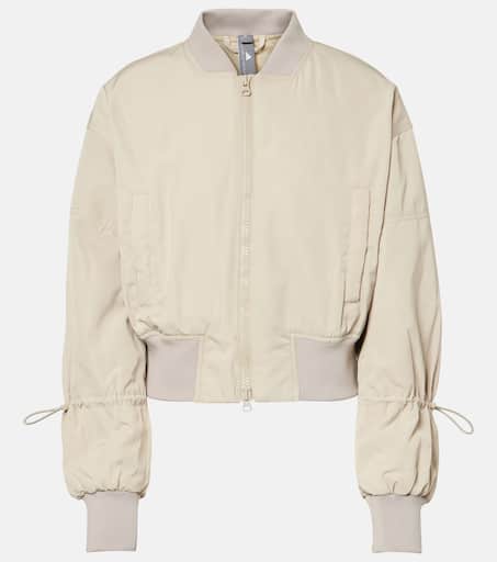 ジャケット・アウター RR COTTON BOMBER JACKET  BEIGE Balenciaga Beige Cotton Bomber Jacket Balenciaga