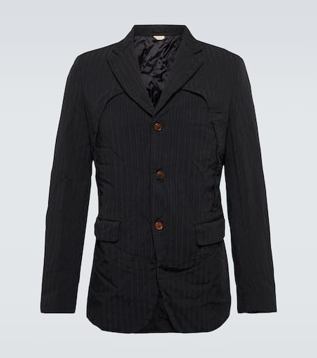 ボトムスその他 Comme Des Garcons Single-Breasted Blazer With Intricate Comme Des Garçons Homme Plus Single Breasted Button Blazer
