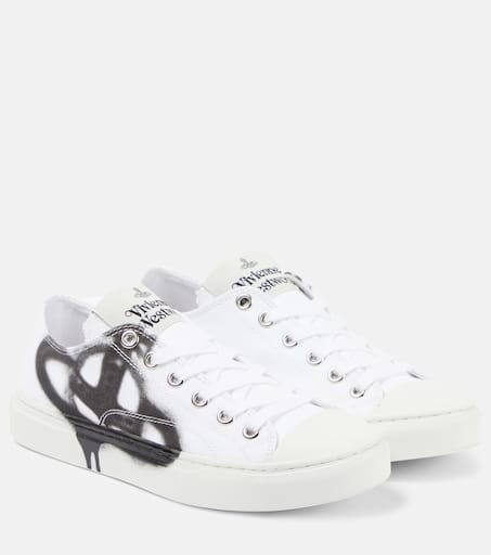 【送料&関税込】Vivienne Westwood Low Top plimsoll Sneaker Plimsoll low-top sneakers in blue - Vivienne Westwood
