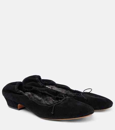 THE ROW*バレエシューズ*Awar Ballerina Flat in Leather Awar leather ballet flats in brown - The Row | Mytheresa