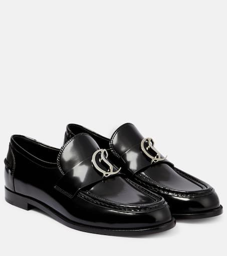 CL Moc leather loafers in black - Christian Louboutin