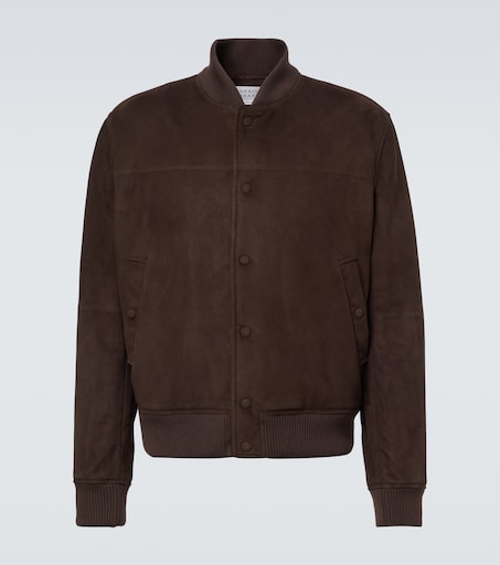 Gabriela Hearst Suede bomber jacket