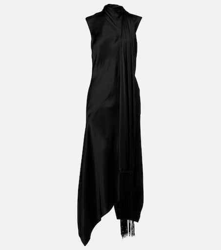 VIP【関税送料無料】希少 ACNE STUDIOSLONG DRESS ACNE STUDIOS Satin Dress 776 I ICON