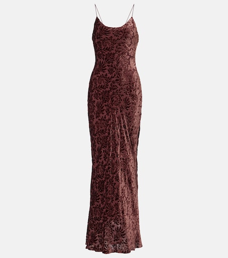 Veronica Beard, Jolynn jacquard maxi dress, Women, Burgundy, US 12, Dresses, Silk Veronica Beard, Jolynn jacquard maxi dress, Women, Burgundy, US 12, Dresses, Silk