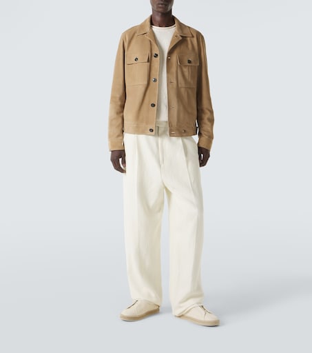 ZEGNA 스웨이드 자켓