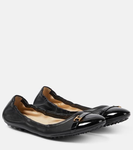 Tod's ballet flats sale hot sale