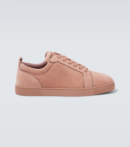 Louis Junior leather sneakers in pink - Christian Louboutin