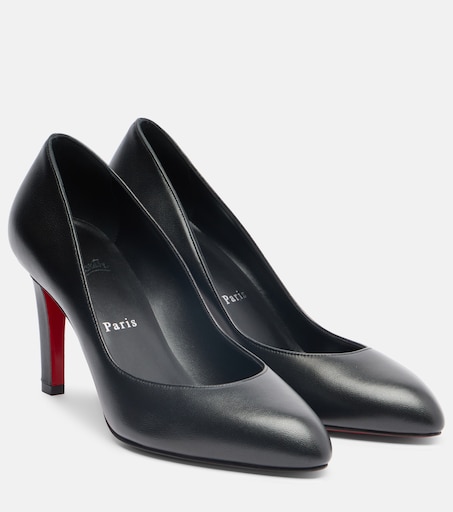 Christian Louboutin タッセル パンプス 黒37 Fannylove 85 leather pumps in black - Christian Louboutin | Mytheresa