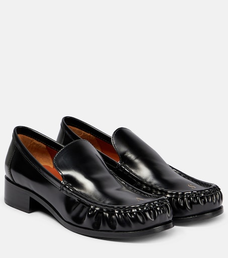 Loafers aus Leder in Schwarz - Acne Studios | Mytheresa