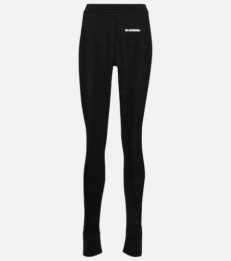 【関税&送料込】Jil Sander Black Cotton Leggings P00846749.jpg