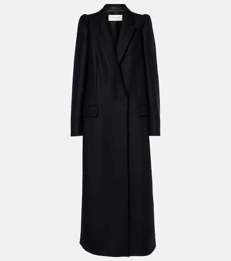 Wool-blend coat in black - Dries Van Noten | Mytheresa