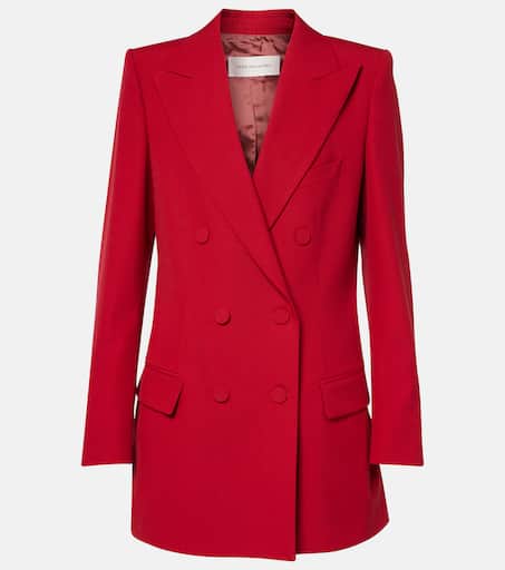ジャケット DRIES VAN NOTEN RED SINGLE-BREASTED JACKET IN WOOL Dries Van Noten Red Single-Breasted Wool Blazer | Liberty