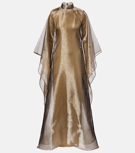 Suratt fil coupé kaftan in gold - Taller Marmo | Mytheresa