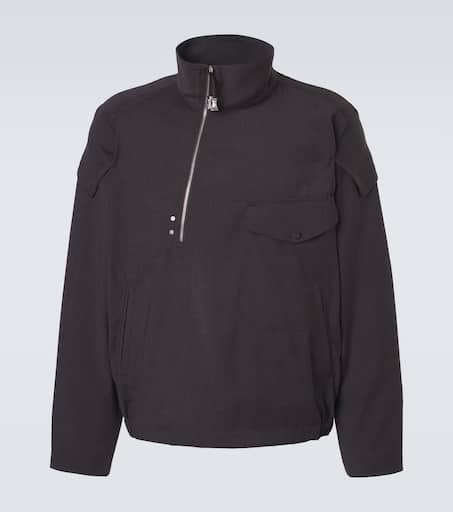 Farkas virgin wool jacket in brown - Kiko Kostadinov | Mytheresa