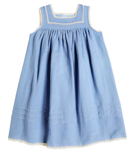Mara ramie dress in blue - Cera Una Volta | Mytheresa