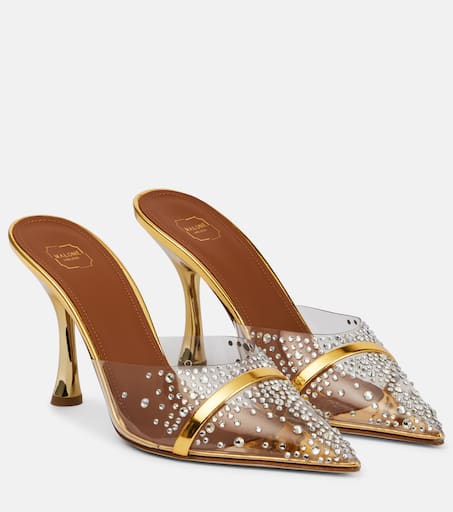 Gold studded new arrivals mules