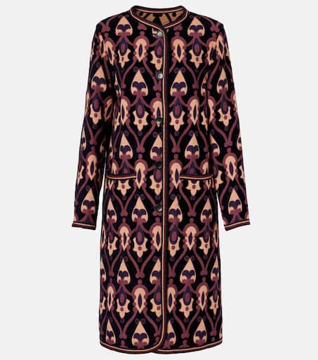 コート ETRO Women Outer WRAA0032 99JJE15S9880 BLUE Etro women's printed silk jacket wrca001299sa1a1 Brown
