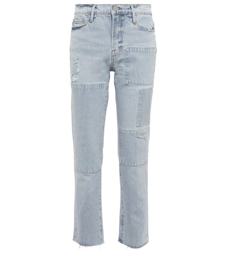 【Frame】 Le Nouveauストレート mid-riseジーンズ Le Nouveau straight mid-rise jeans in blue - Frame | Mytheresa