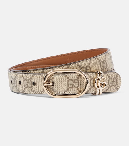 GG faux leather belt in beige - Gucci | Mytheresa display picture 3