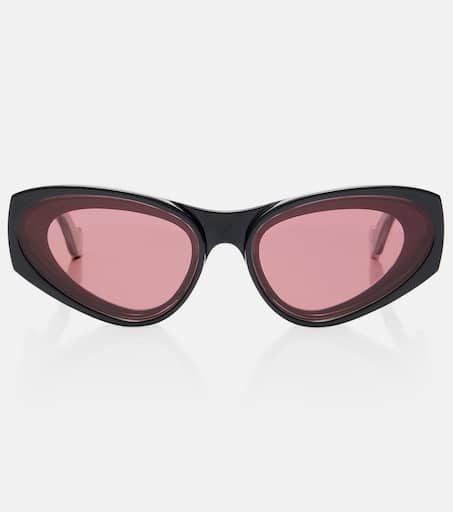 【LOEWE】インフレート キャットアイ サングラス ピンク Pink Inflated Round-Frame Acetate Sunglasses | LOEWE EYEWEAR