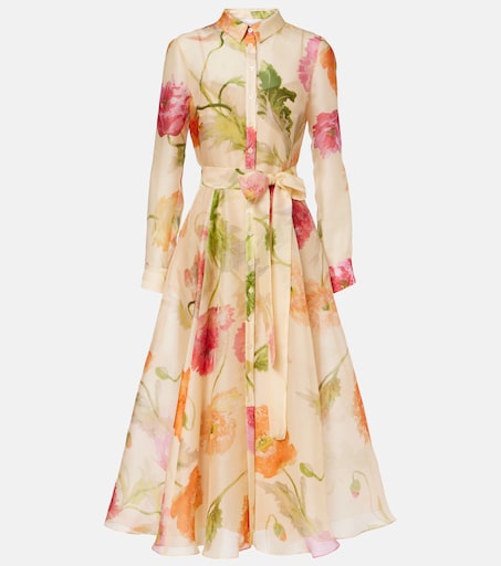 sachin and babi light blue dress Women's Carolina Herrera Designer Florals & Prints Dresses main image 1