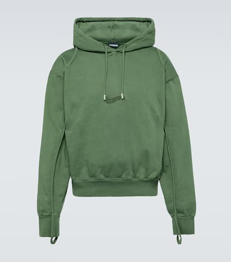 Jacquemus Le Camargue organic cotton hoodie - Neutrals