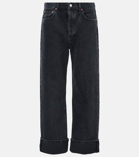 【Agolde】 Fran mid-riseストレートジーンズ Fran mid-rise straight jeans in blue - Agolde | Mytheresa