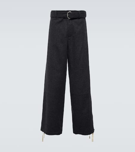 【SUNSEA】18AW POLYYS WOOL PANTS グレー SUNSEA】18AW POLYYS WOOL PANTS グレー