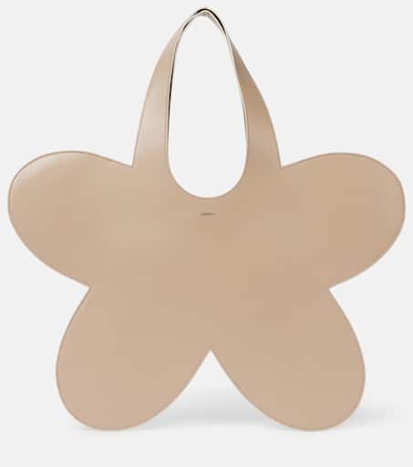 【関税&送料込】Coperni Flower Beige Leather Tote Bag P00996864.jpg