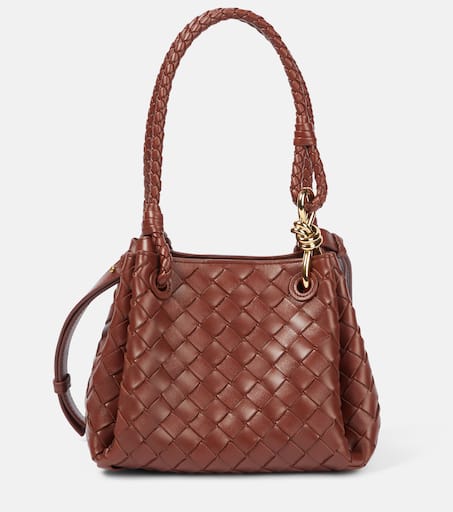 Parachute Small Intrecciato leather tote bag in brown - Bottega