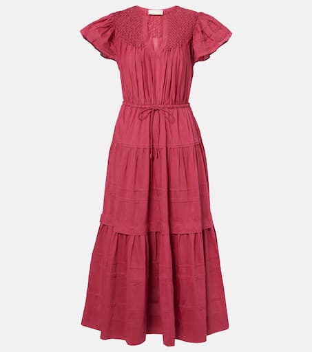 【Ulla Johnson】 Luciaコットン voile maxiスカート Lucia cotton voile maxi skirt in yellow - Ulla Johnson
